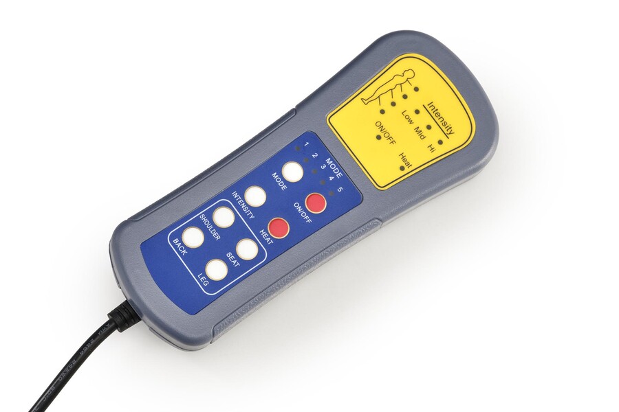 Фотьойл 2 с масаж и функция за изправено позициониране – бежов