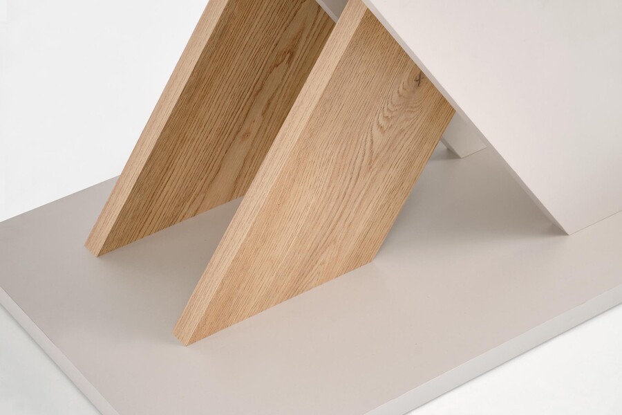 разтегателна маса 130/175×85 – кашмир/кремона дъб