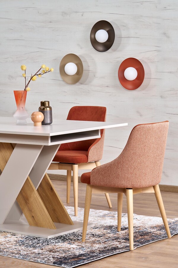 разтегателна маса 130/175×85 – кашмир/кремона дъб