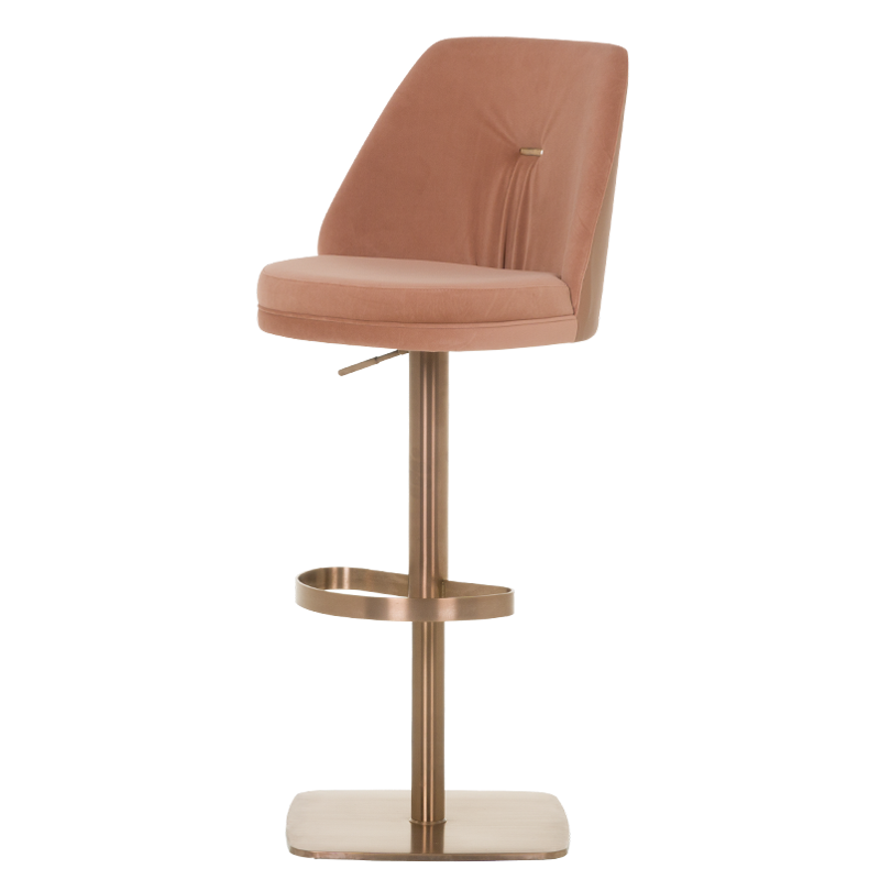 Бар стол HAUNA – розов RG