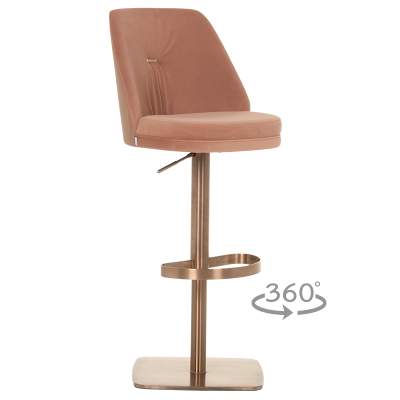 Бар стол HAUNA - розов RG