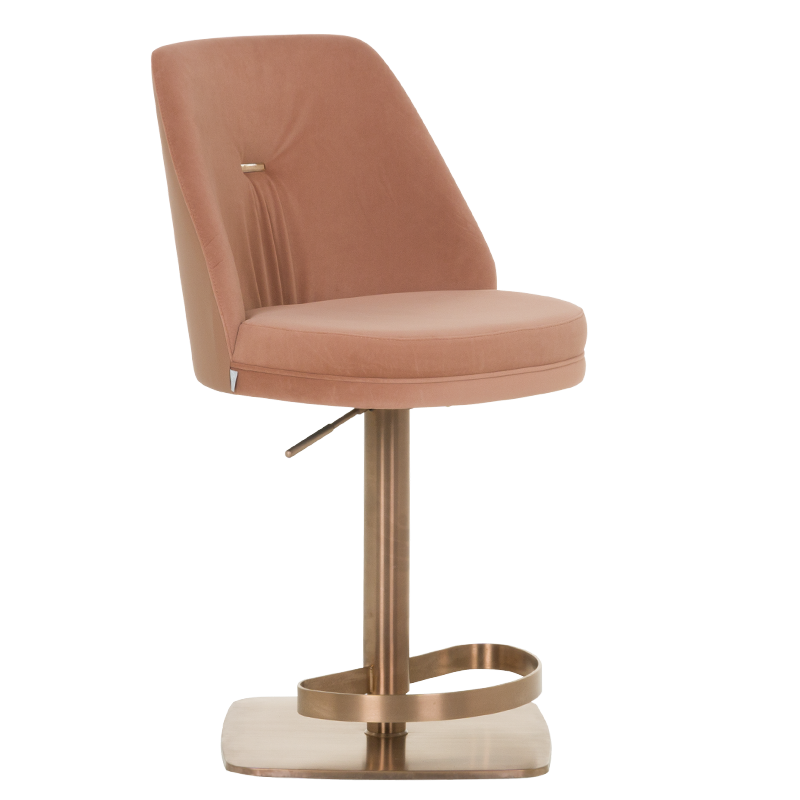 Бар стол HAUNA – розов RG