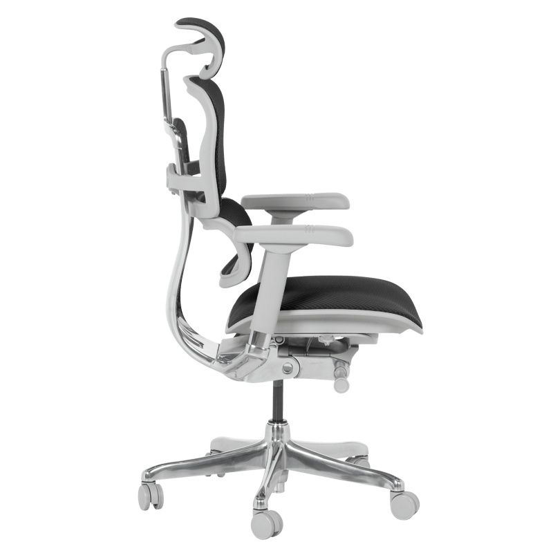 Ергономичен стол ERGOHUMAN ELITE 2 – сива рамка – черен