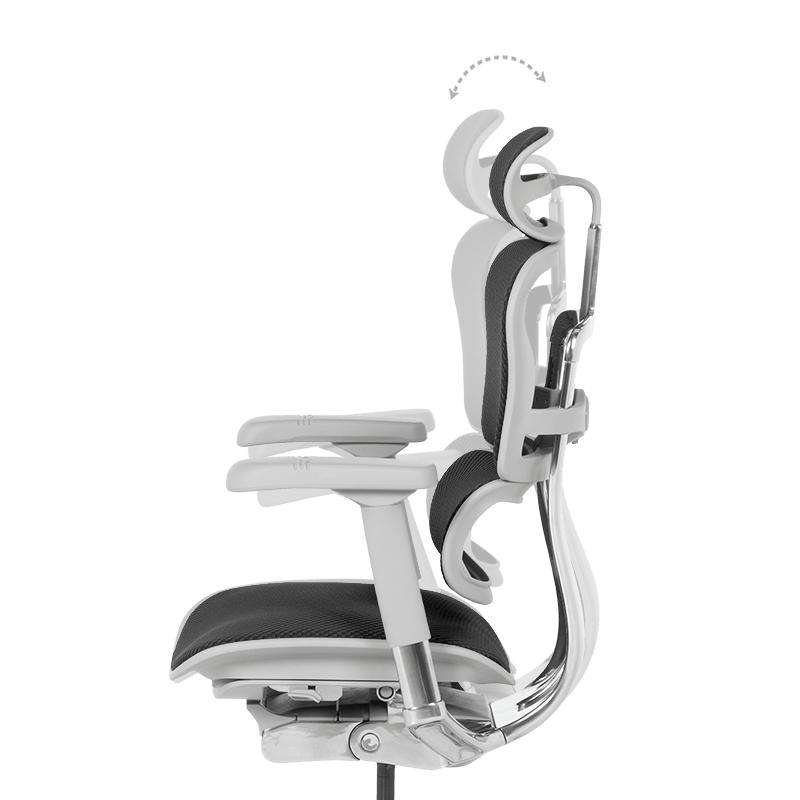 Ергономичен стол ERGOHUMAN ELITE 2 – сива рамка – черен