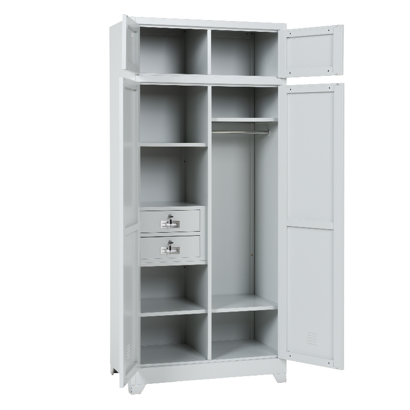 Метален шкаф Carmen CR-1229 GR – сив