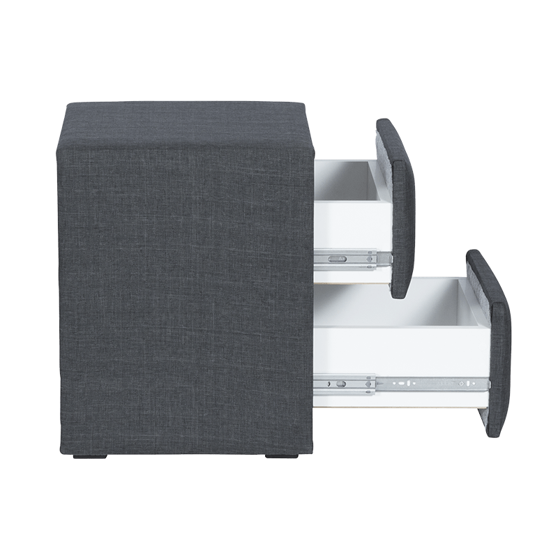 Нощно шкафче за спалня PICASSO – графит 501