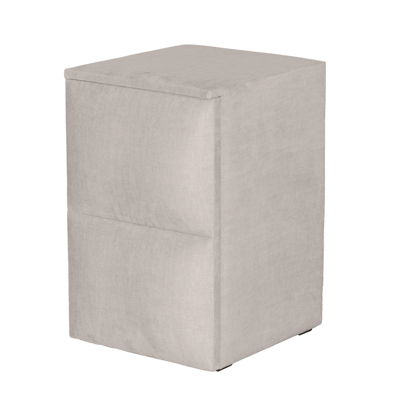 Нощно шкафче за спалня PUZZLE – крем 01