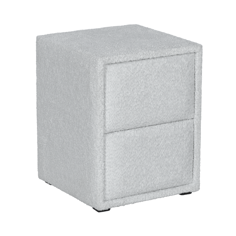 Шкафче за спалня- сребърен Нощно шкафче за спалня PAROS – сребърен AN