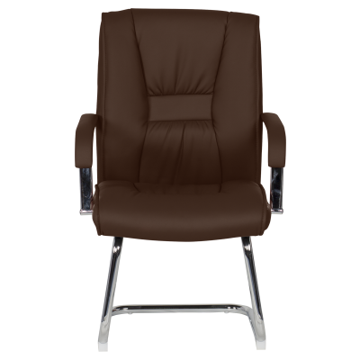 Посетителски стол Carmen 6540 - кафяв