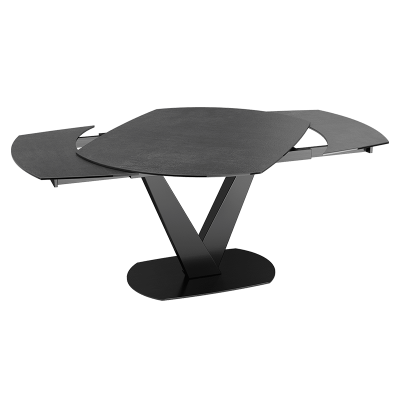 Разтегателна трапезна маса BELLAGIO - титаний