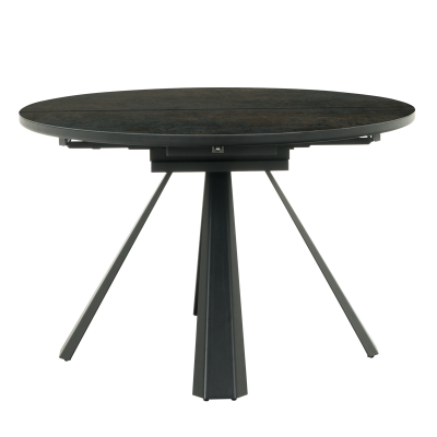 Разтегателна трапезна маса DOMINIK - черна