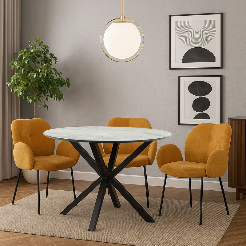 Трапезен стол OLIVER – златен 68