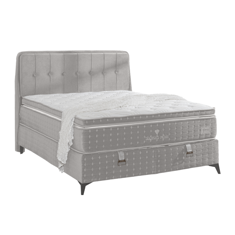 Тапицирана спалня с матрак DIAMOND PRIME 180 x 200 - бежов 19