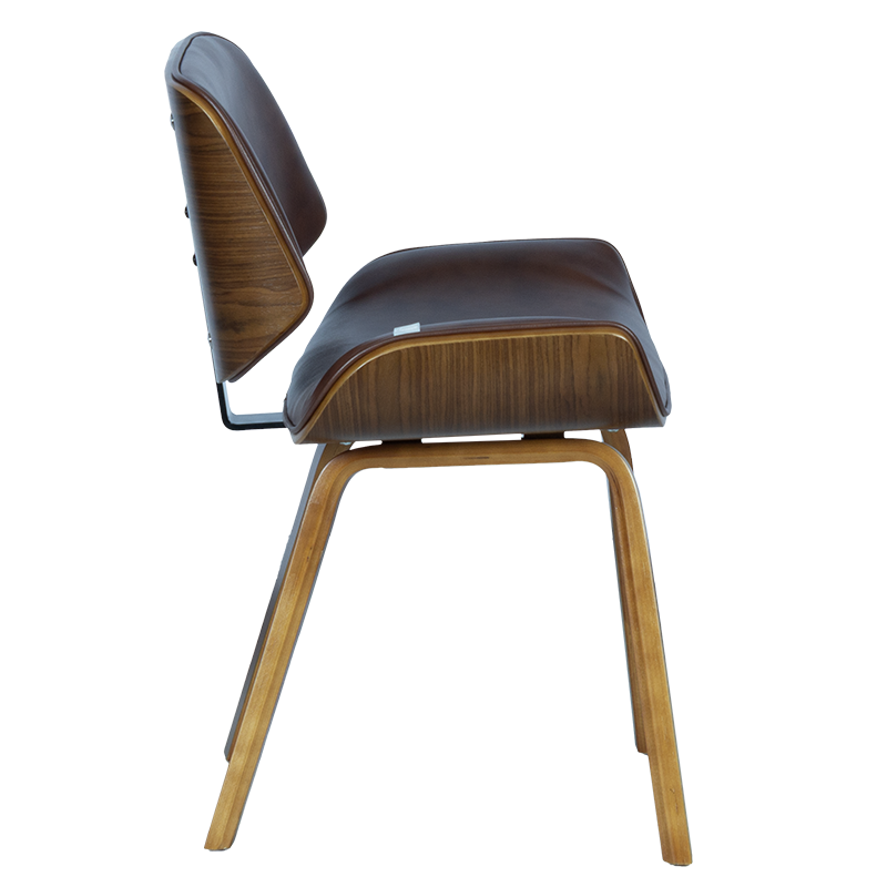 Трапезен стол Carmen 9976 – орех-искрящо кафяв