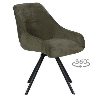 Трапезен стол MARSALA - маслено зелен