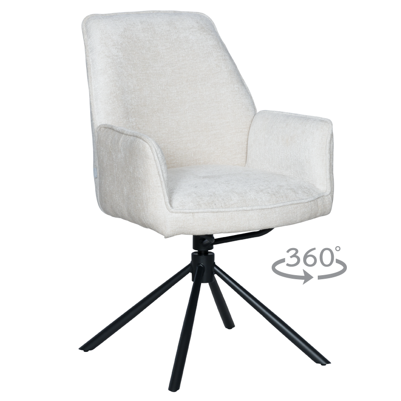 Трапезен стол PRATO - бежов