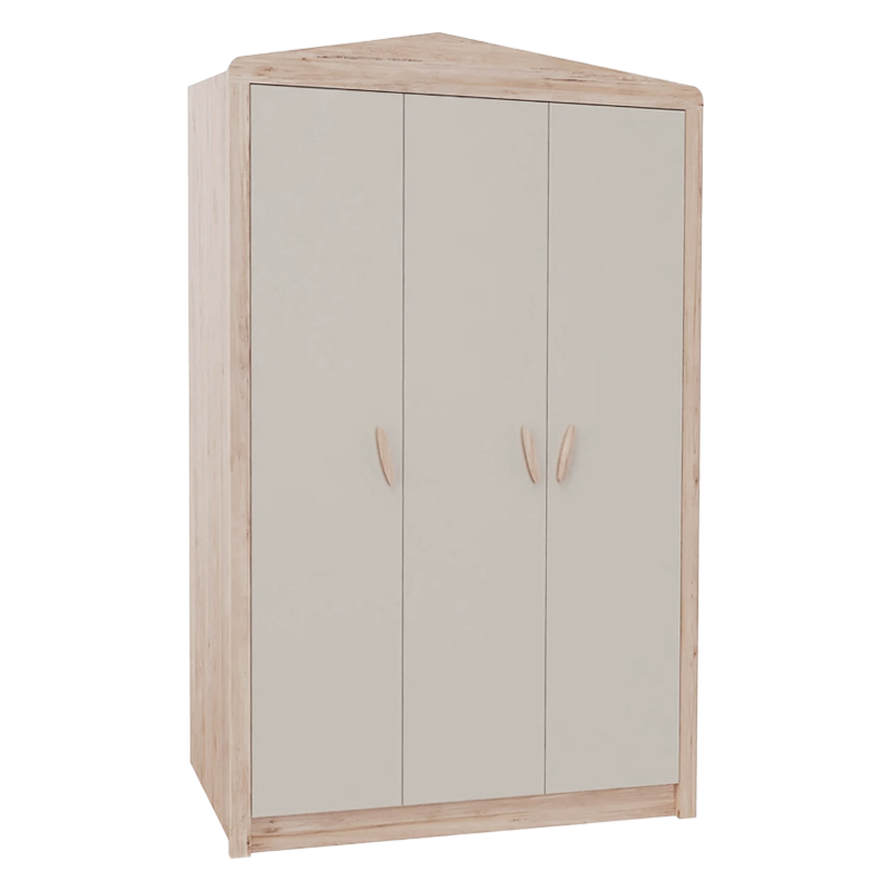 Трикрилен детски гардероб MY HOUSE