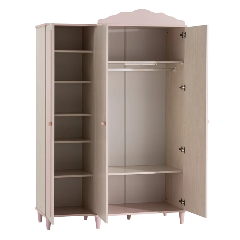 Трикрилен детски гардероб POLLINA