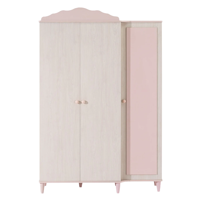 Трикрилен детски гардероб POLLINA