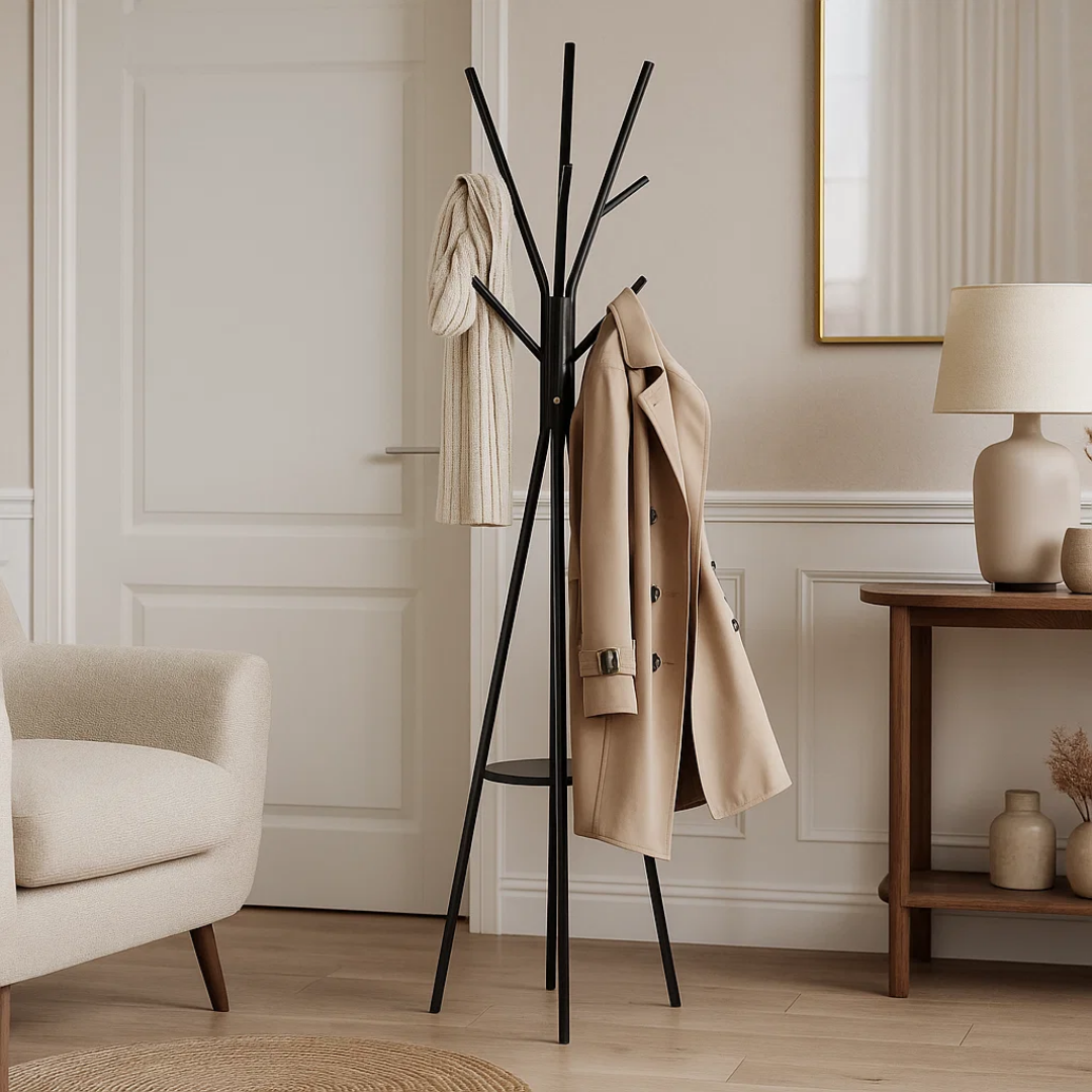 Закачалка за дрехи MALA – черна