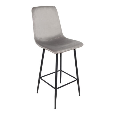 Бар стол сив цвят