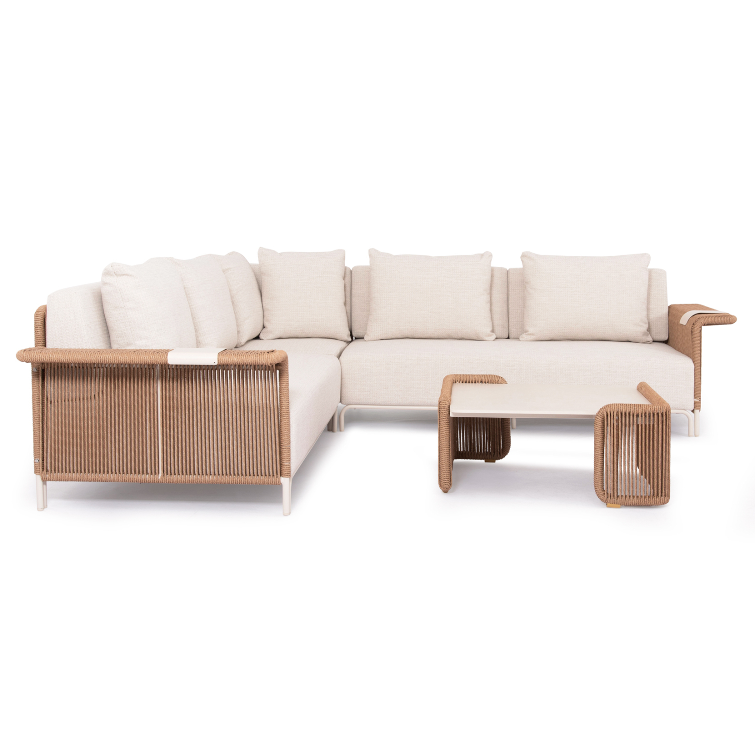 Комплект цвят бежов-слонова кост