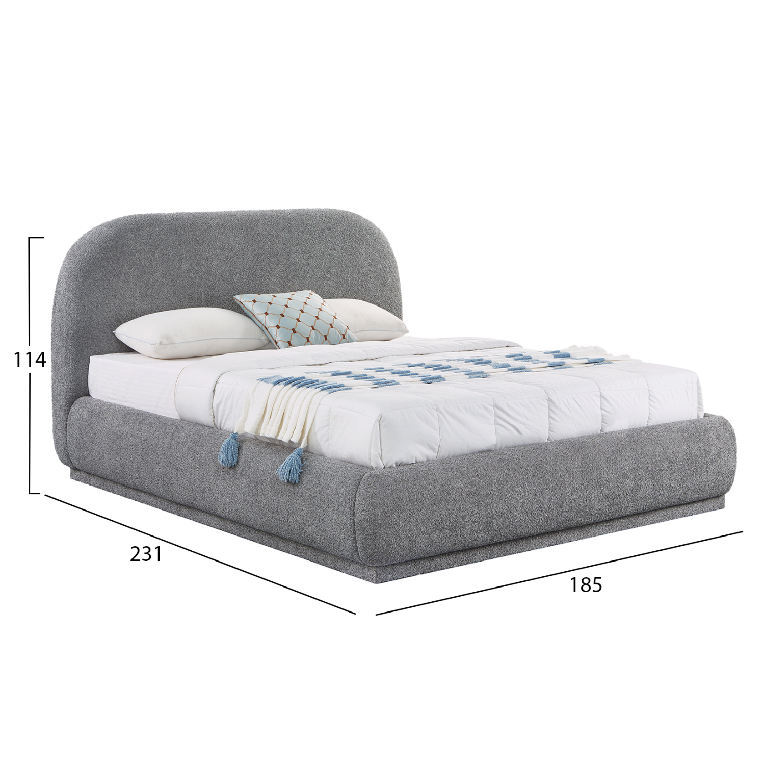 Стол букле – цвят крем