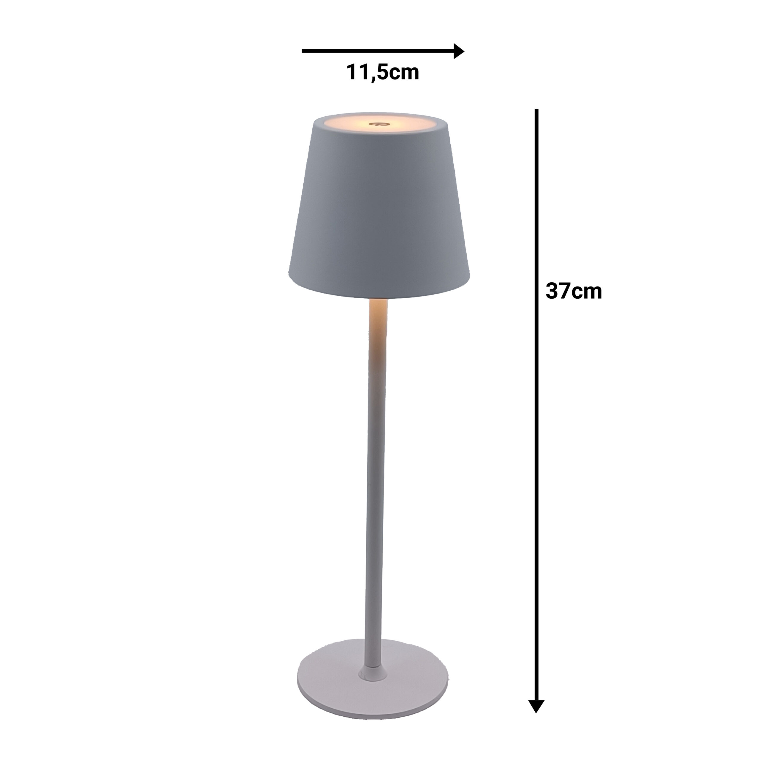 Настолна лампа бяла