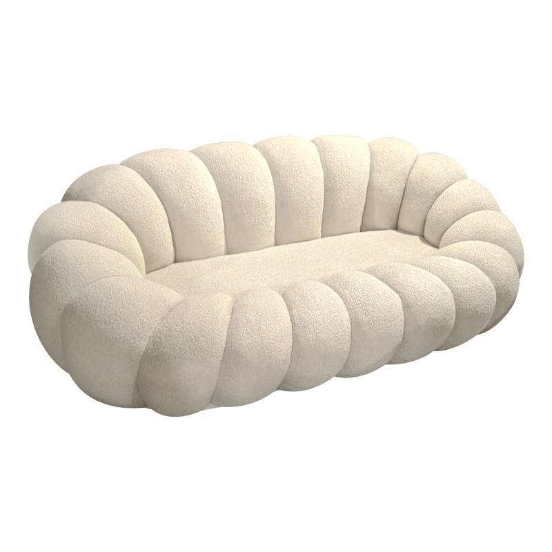 Диван  екрю букле