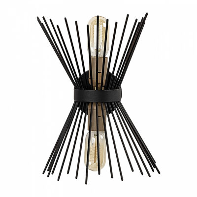 Стенна лампа черен цвят