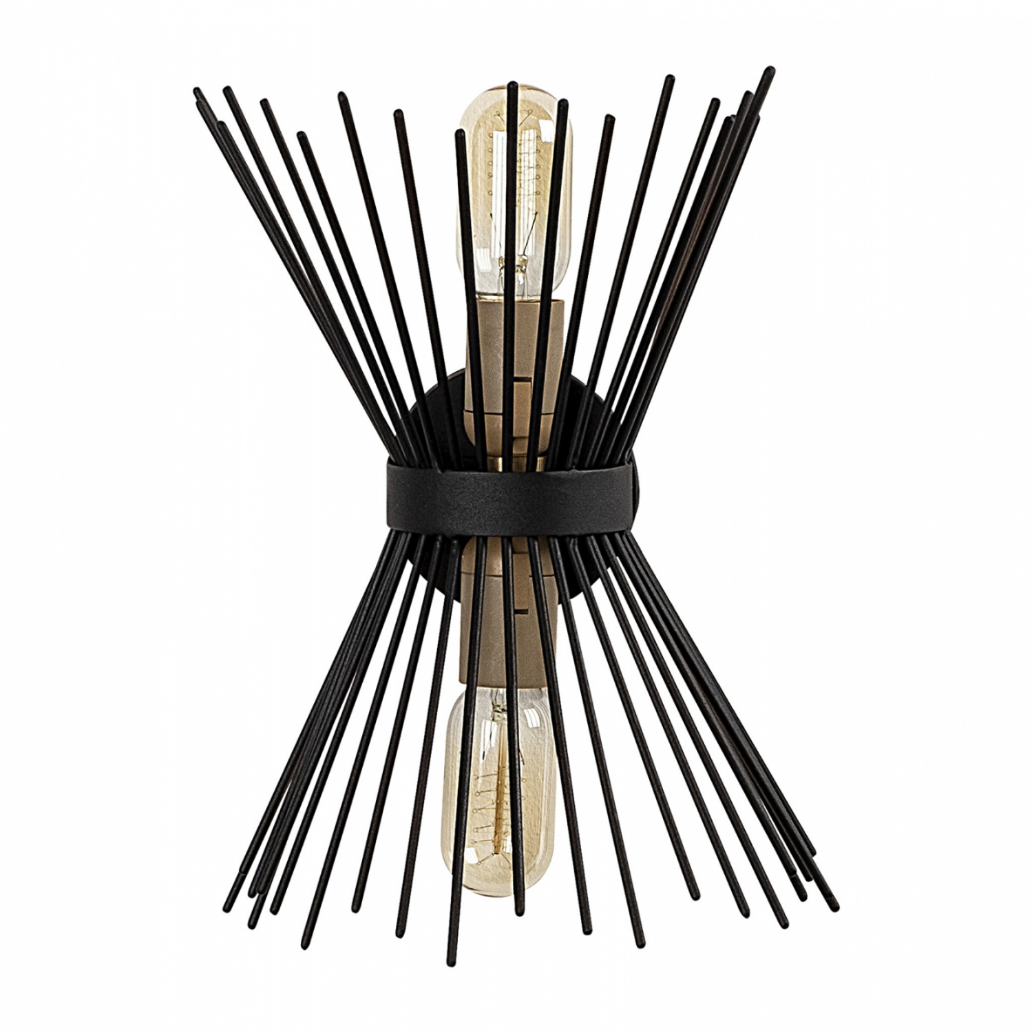 Стенна лампа черен цвят