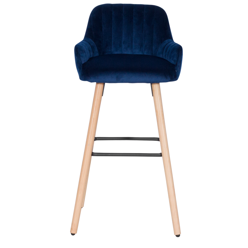 Бар стол Carmen 3082 – тъмно син