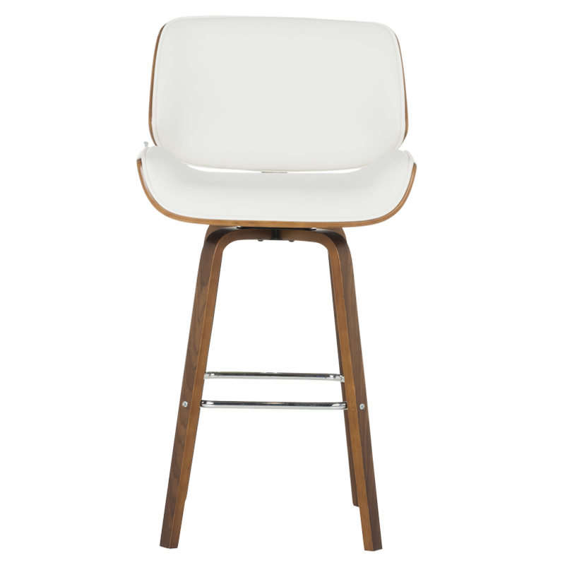 Бар стол Carmen 4027 – орех / бял