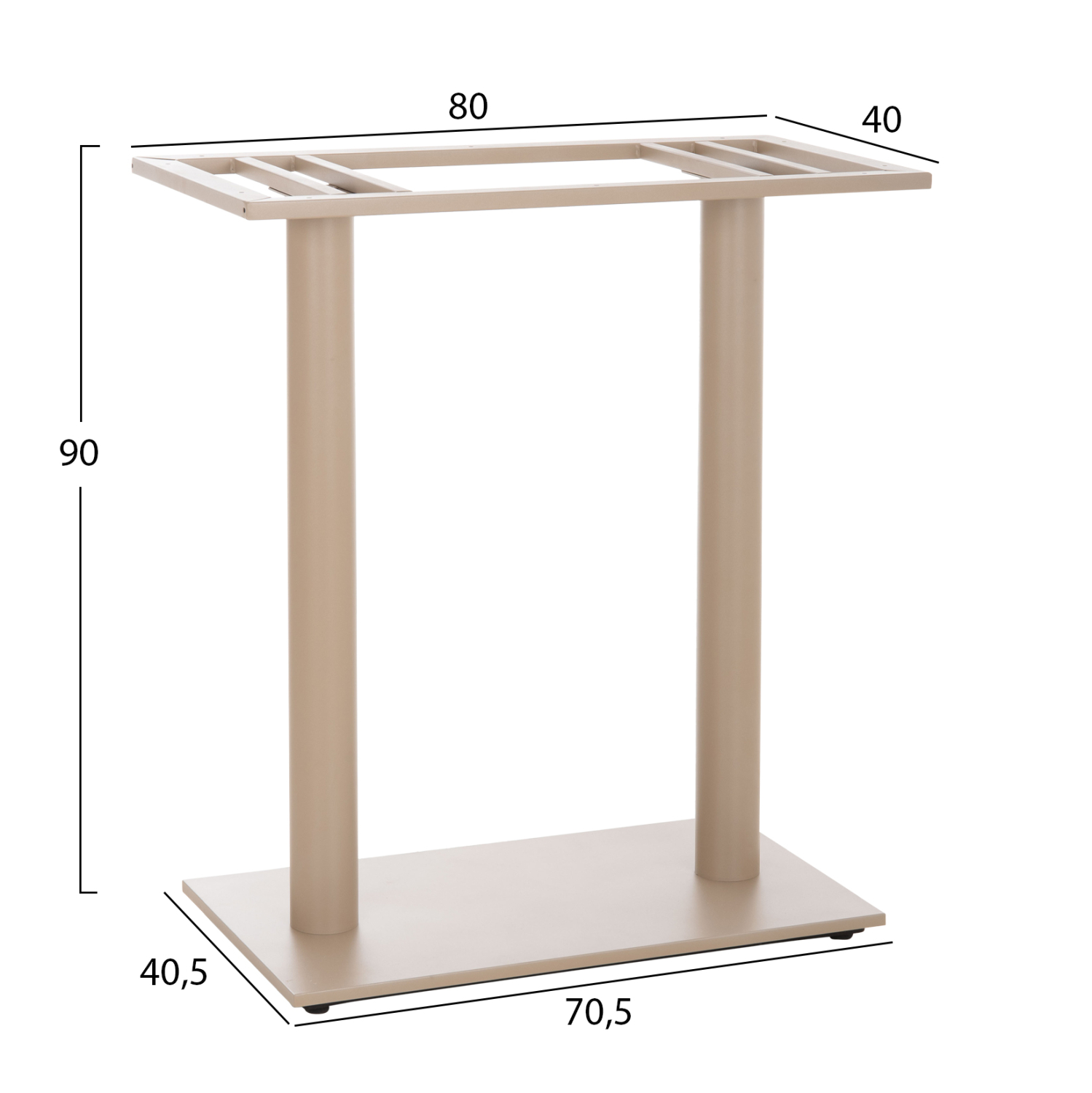 Стол – цвят капучино