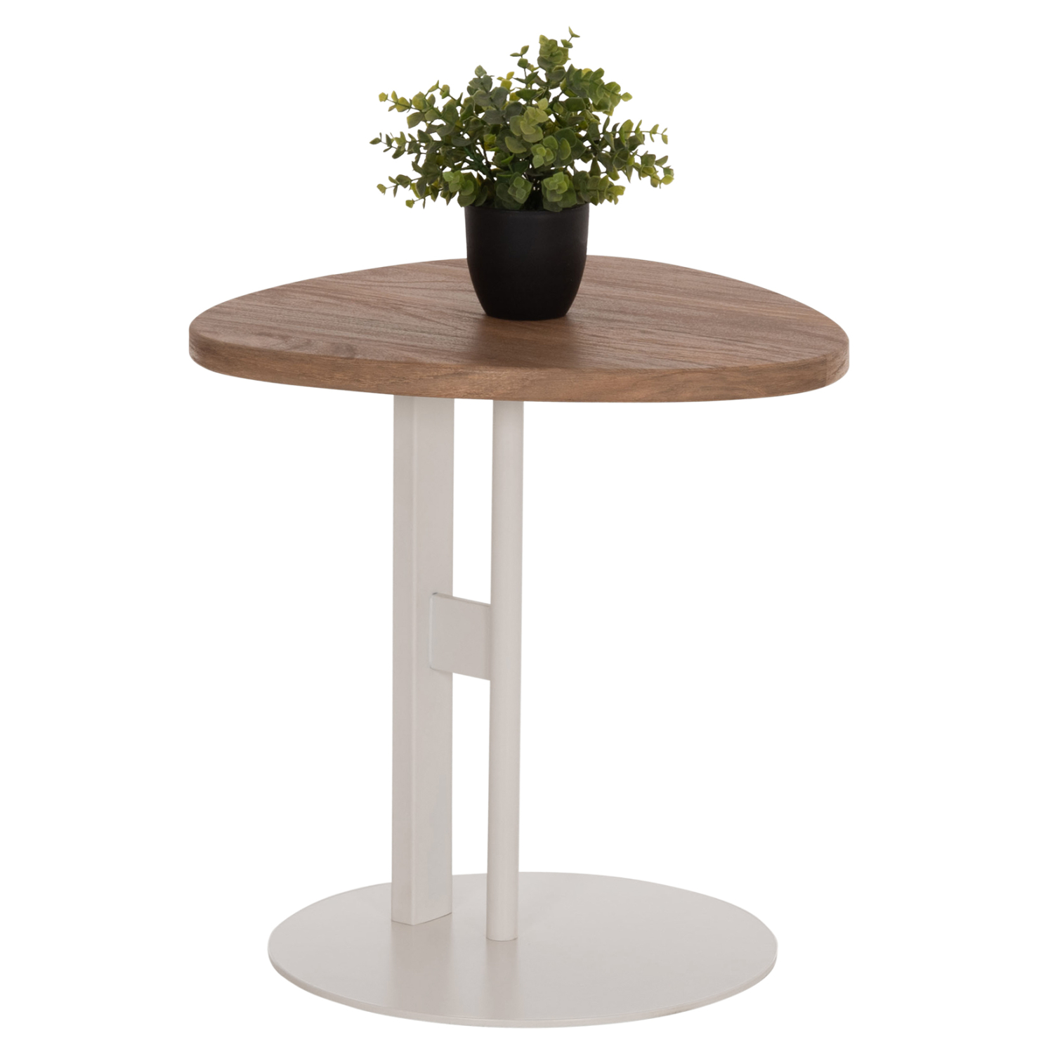 Помощна маса цвет бял-натурал