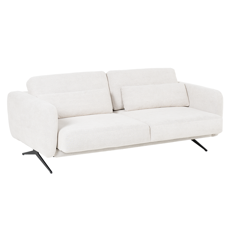 Диван тройка с електически механизъм ILUSIO – светлосив