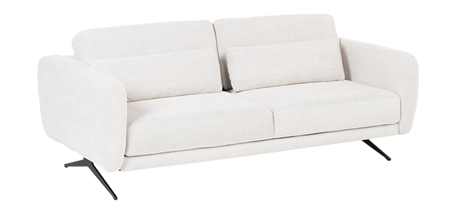 Диван тройка с електически механизъм ILUSIO – светлосив