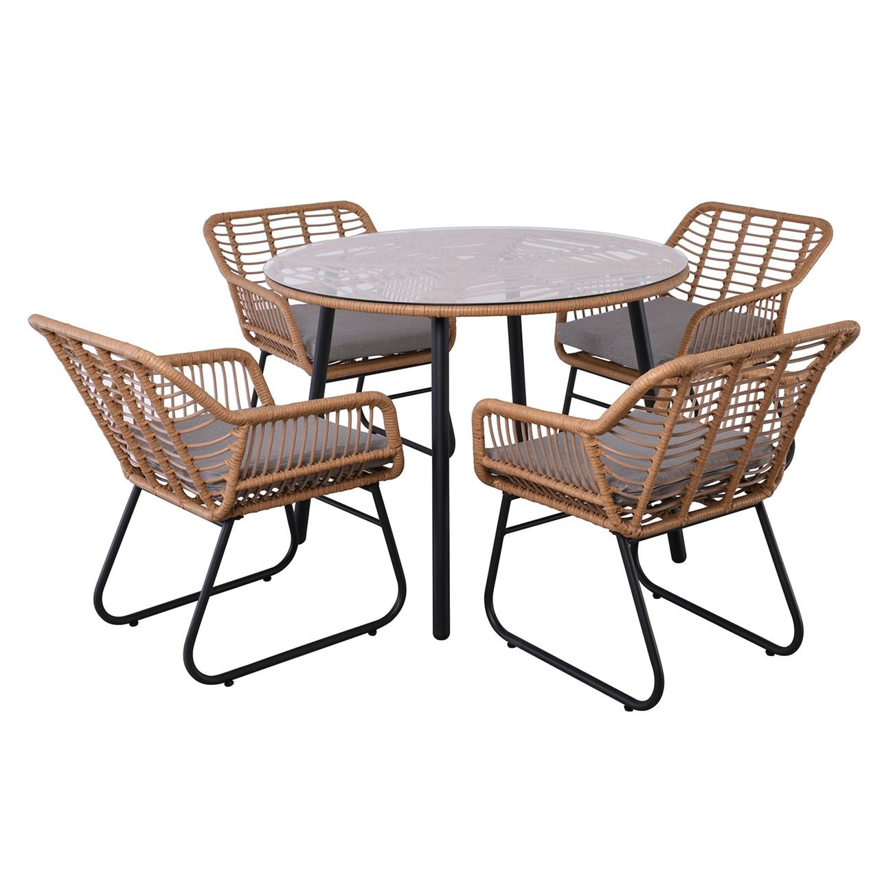 Настолна лампа – натурал