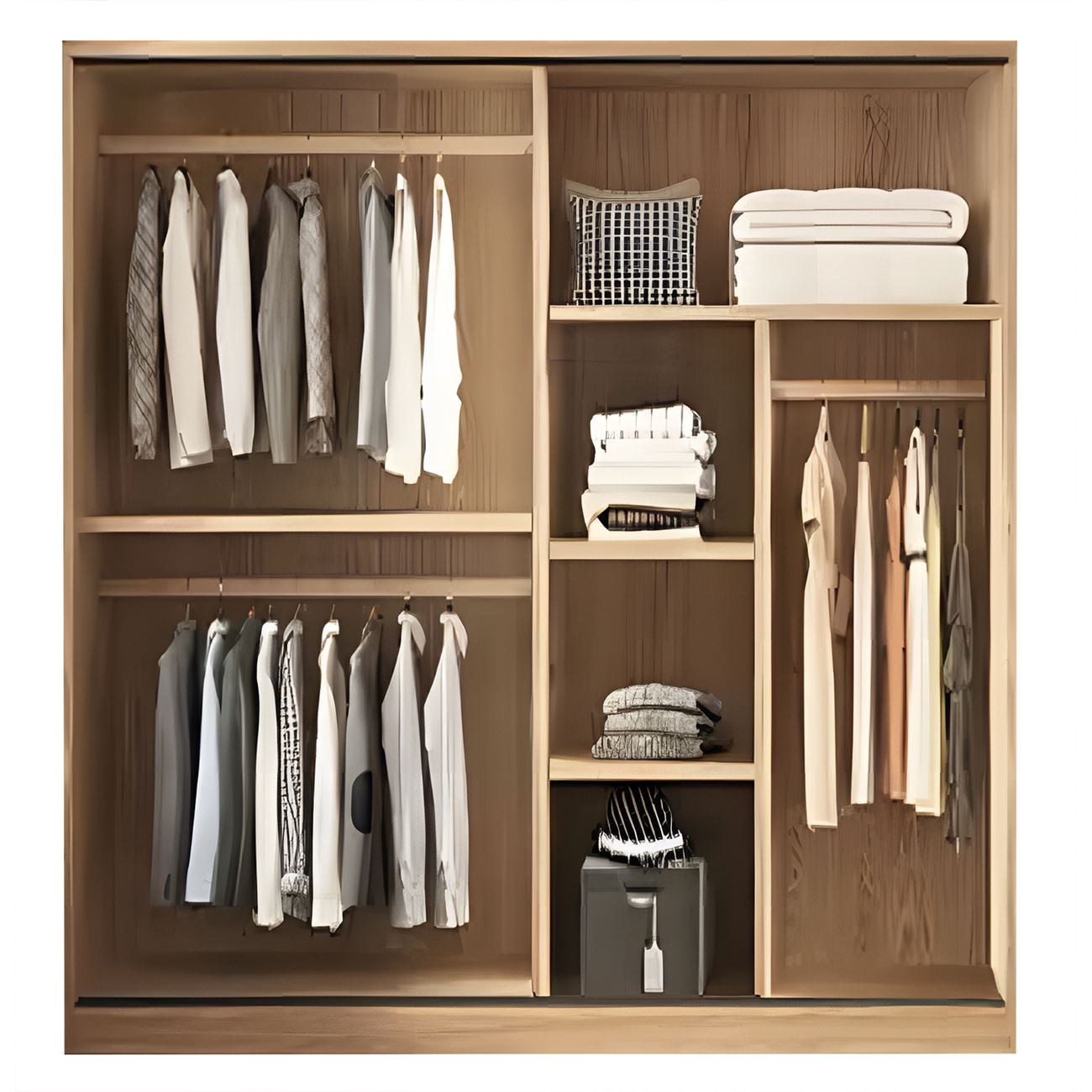 Комплект цвят бежов-слонова кост