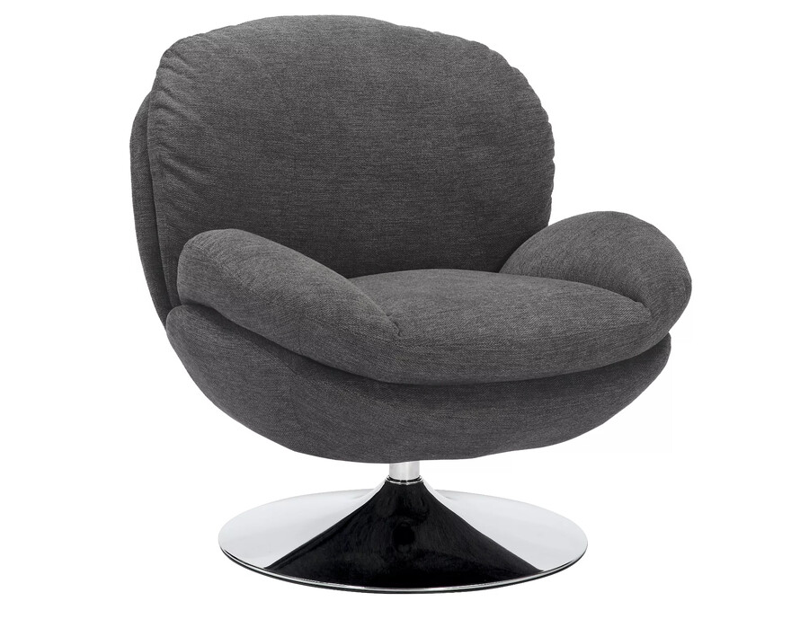 Въртящ се стол - тъмносив