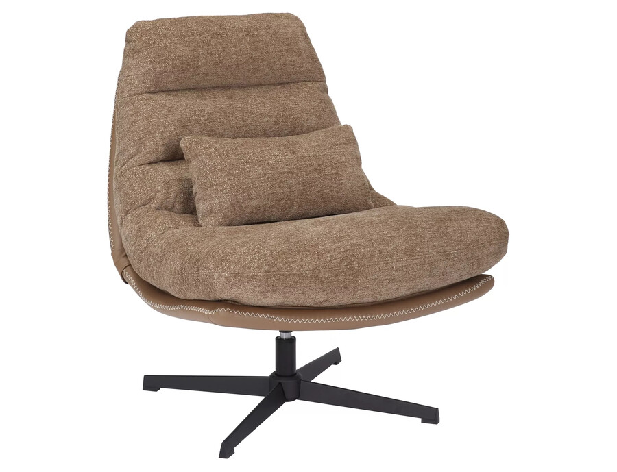 Въртящ се стол - кафяв