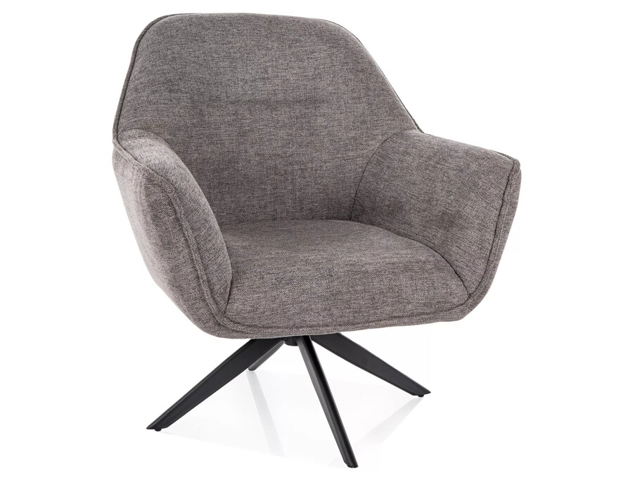 Въртящ се стол - сив