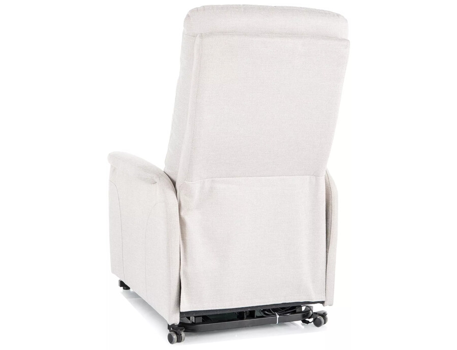 Изправен стол с функция за масаж – светлобежов