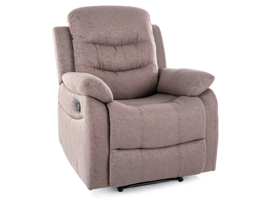 Кресло с разтегателен механизъм - кафяво