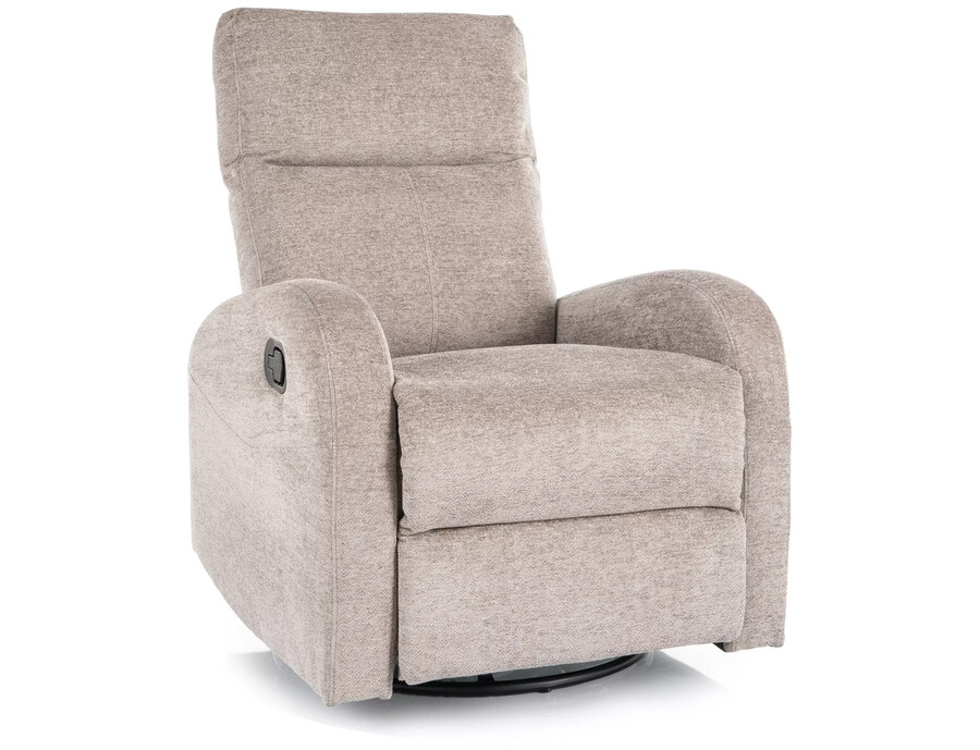 Кресло с разтегателен механизъм - тъмнобежово