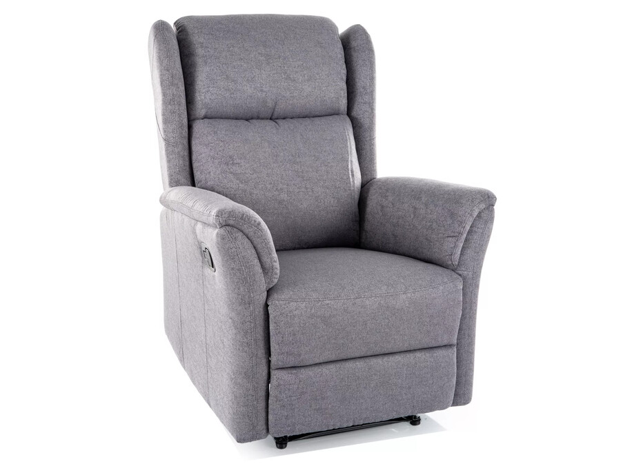 Фотьойл с разтегателен механизъм - сив