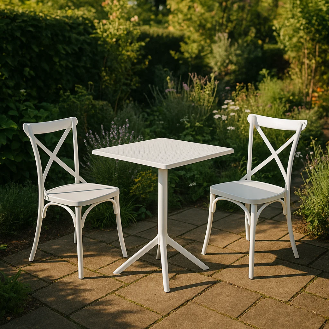 Градинска маса AGADIR – бяла