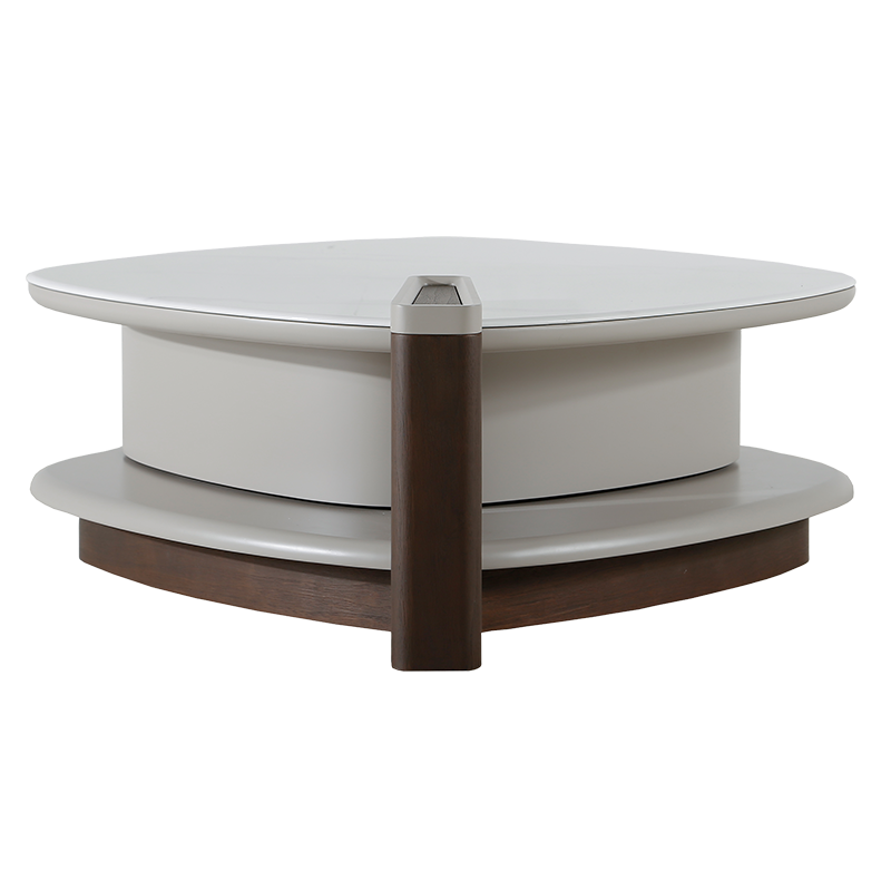 Холна маса ALDO – бял-капучино