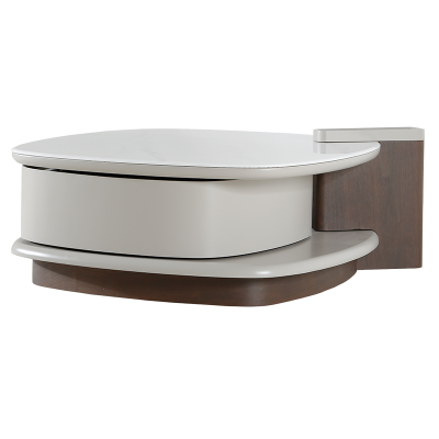 Холна маса ALDO - бял-капучино