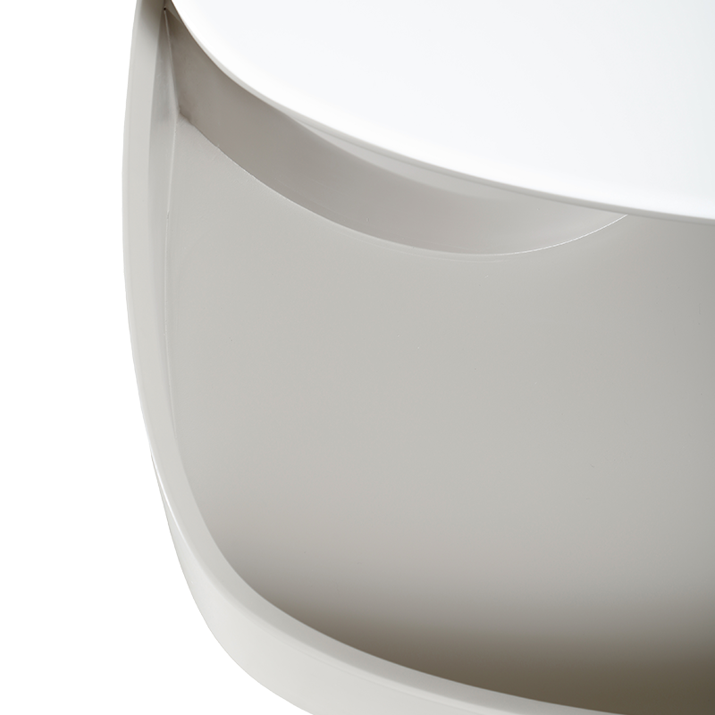 Холна маса ALDO – бял-капучино